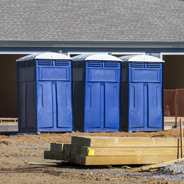 is there a specific order in which to place multiple portable restrooms in Moore TX